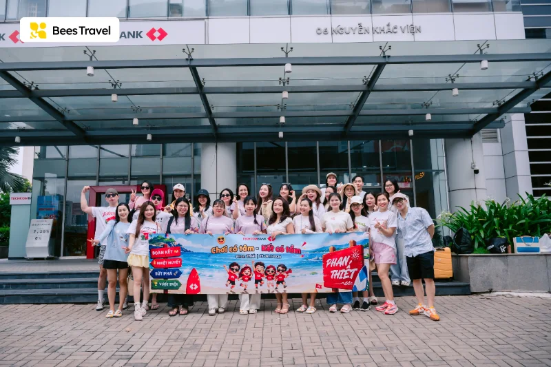 Đoàn Techcombank Phú Mỹ Hưng xuất phát đầy hứng khởi