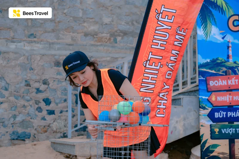 Kiểm tra lại các dụng cụ chơi team building